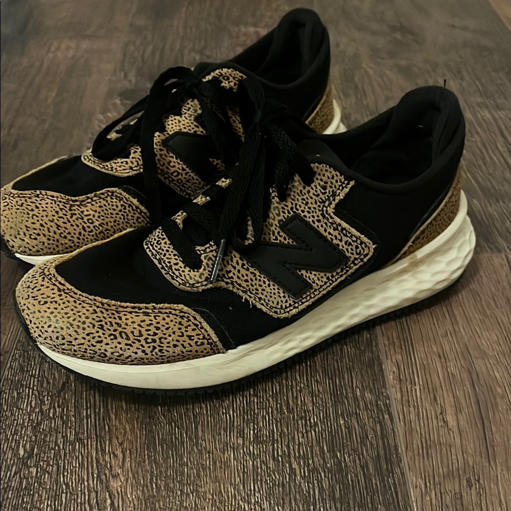 New Balance Women's Black and Tan Sneakers